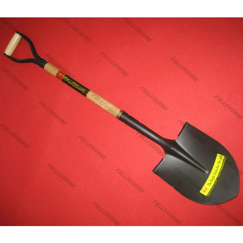 High quality heavy duty spade and shovel with Wooden Handle S525-3D