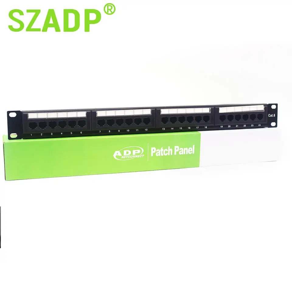 24 порта UTP Cat6