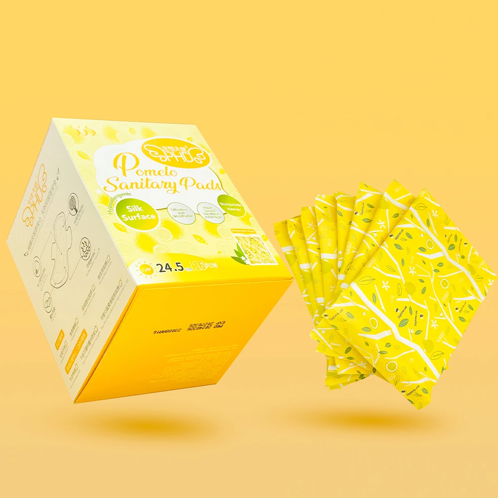 Highly Absorbent Organic Feminine Hygiene Products 96.8% Biodegradable Sanitary Napkin