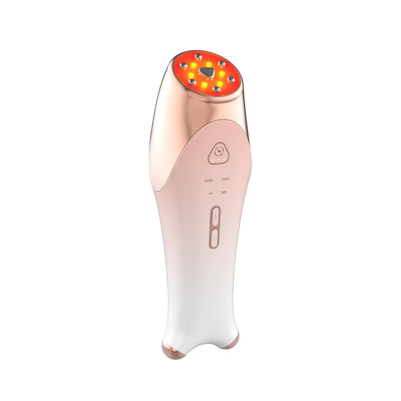 New Rechargeable RF LED Facial Beauty Machine Skin Care Microcurrent Light Therapy Device for Face Rejuvenation ABS EU UK