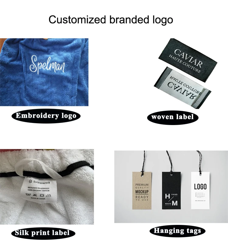 Long Hotel Bathrobes Wholesale Warm Super Soft Microfiber Fleece Bathrobe 100% Polyester Shower Spa Robe With logo