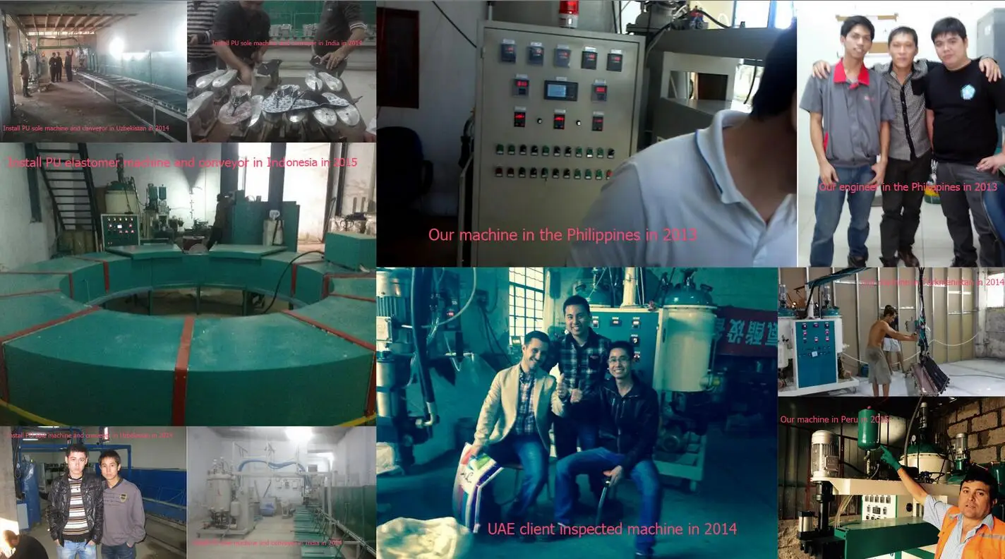pu slippers making machine