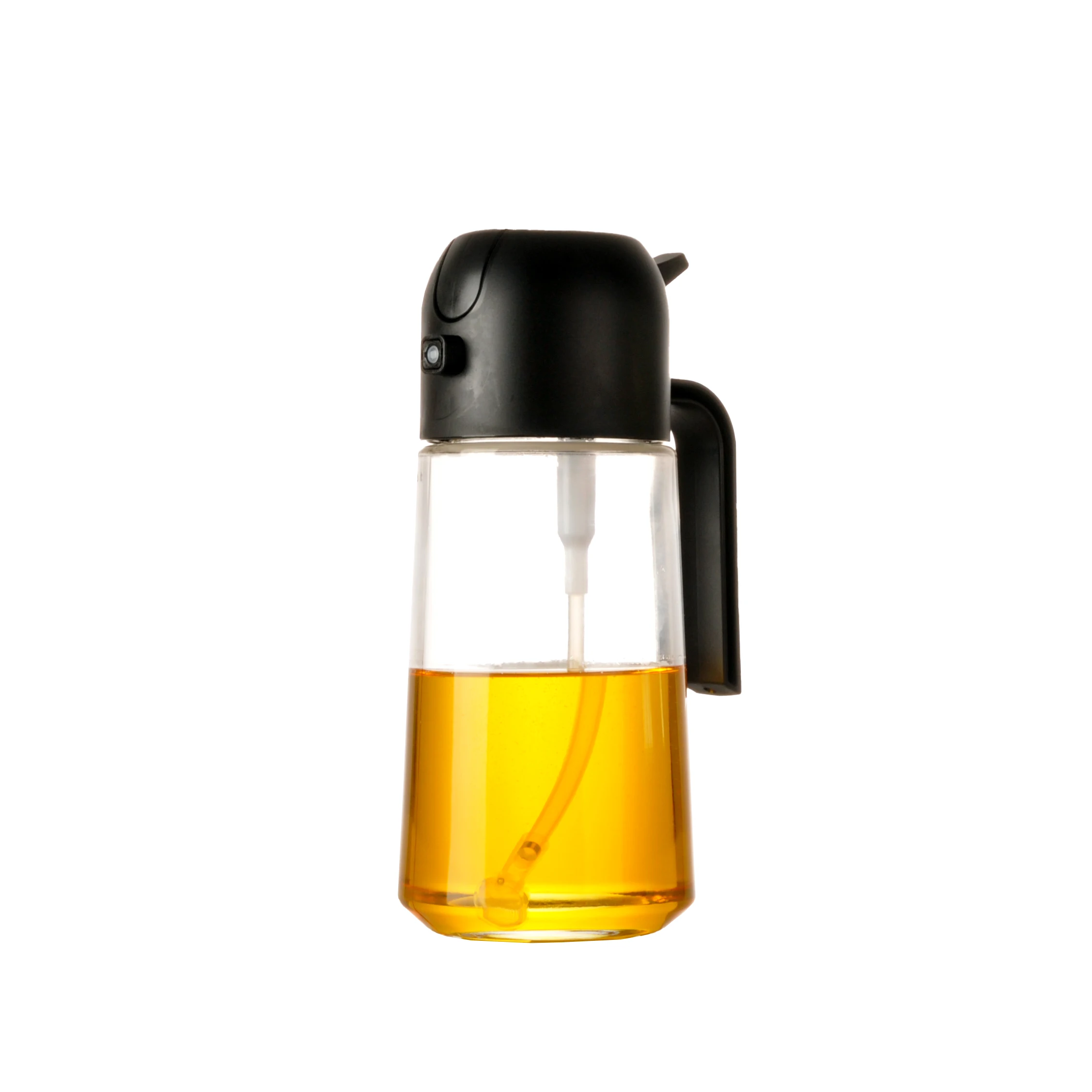 High Quality 550ml Vinegar Spray Olive Oil Sprayer Glass Spray Olive Oil Bottle Dispenser for cooking