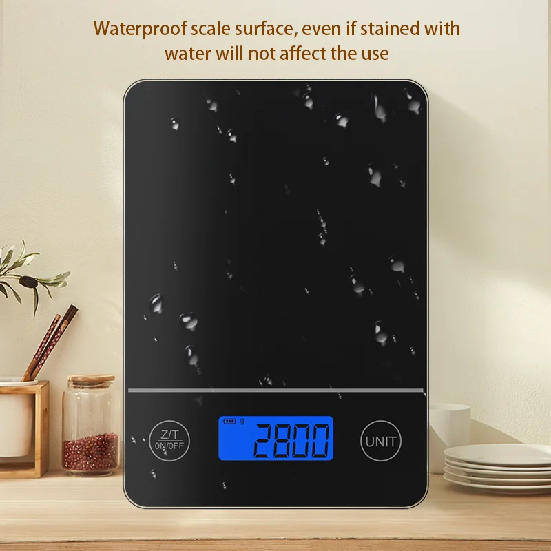 wholesale electronic food scale multifunction digital glass kitchen scale