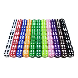 W Round custom rpg polyhedral dice set acrylic dnd dice set