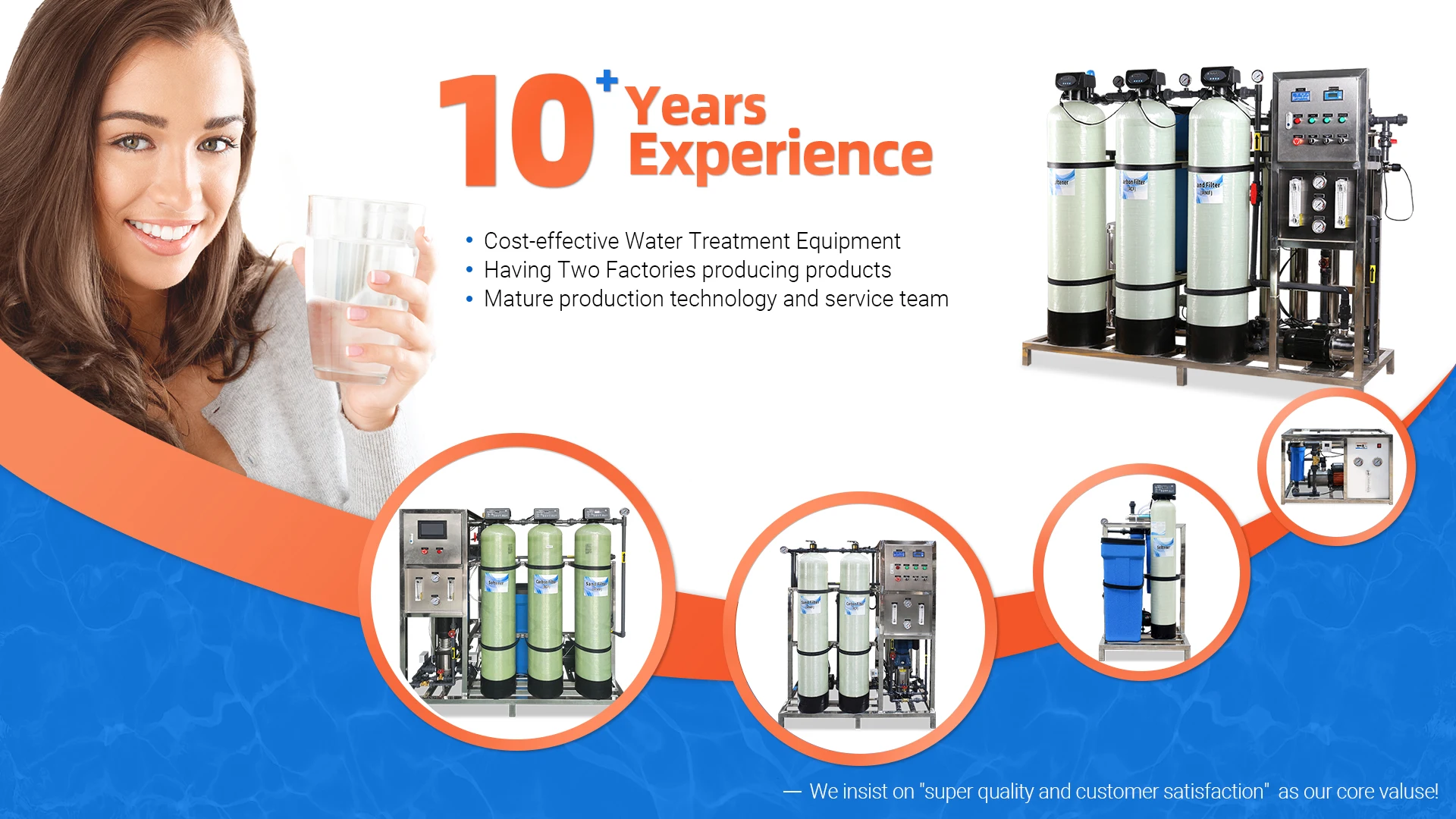 industrial  RO Water Treatment Unit 1000LPH Dialysis Reverse Osmosis Drinking Water Processing Machine 98% desalination rate