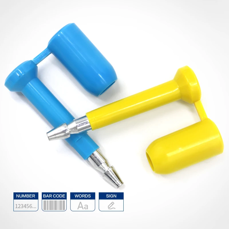 Heavy Duty Steel Security Bolt Seal ISO Certified Anti-Tamper Proof Container Seal for Bottle and Container Packing