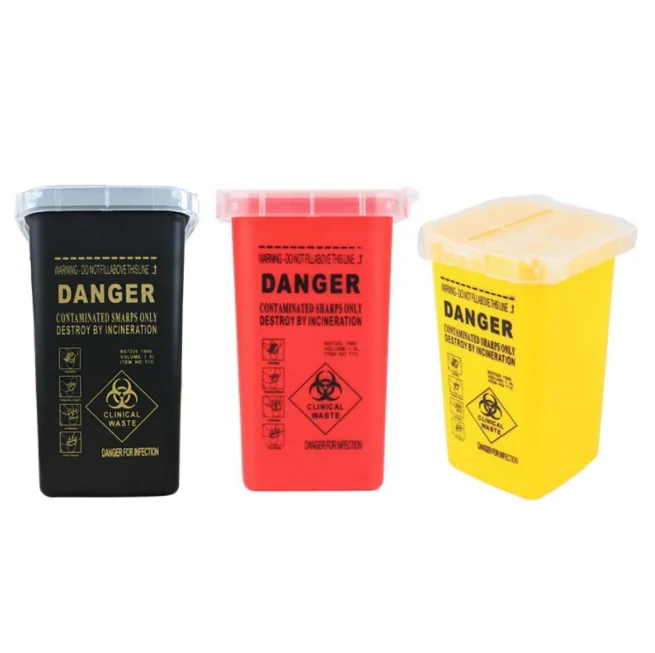 2024 New Design Portable Beauty NOVA Tattoo Syringes Needles Sharps Disposal Medical Biohazard Dangerous Goods Collection Box