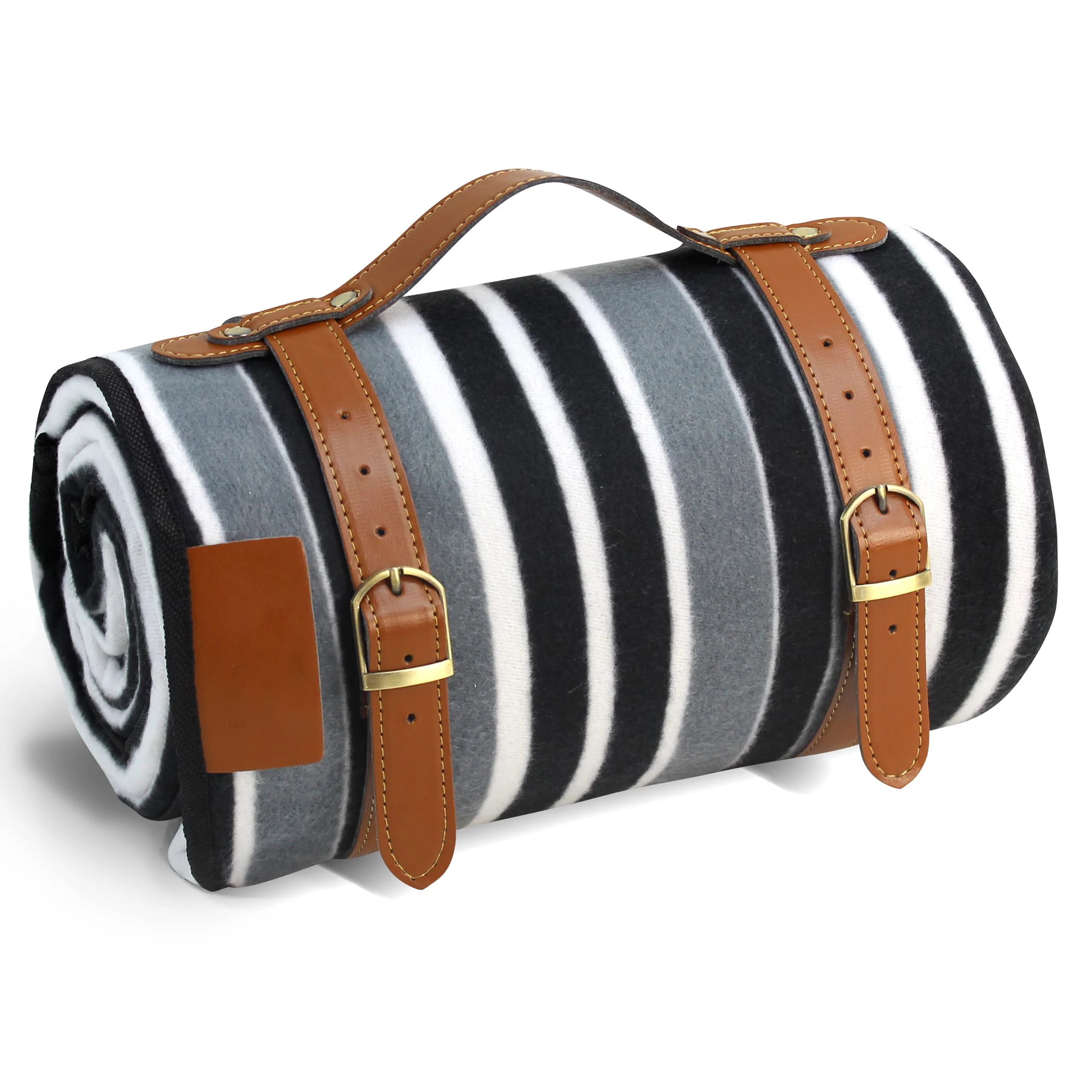 Outdoor & Picnic Mat Blanket Carry Strap Blanket Leather Belt for Camping Picnic Mats Blankets Festivals Picnics Beaches