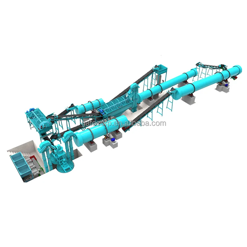 Small type granulator line NPK fertilizer production line fertilizer making machine Fertilizer Granulator Machine