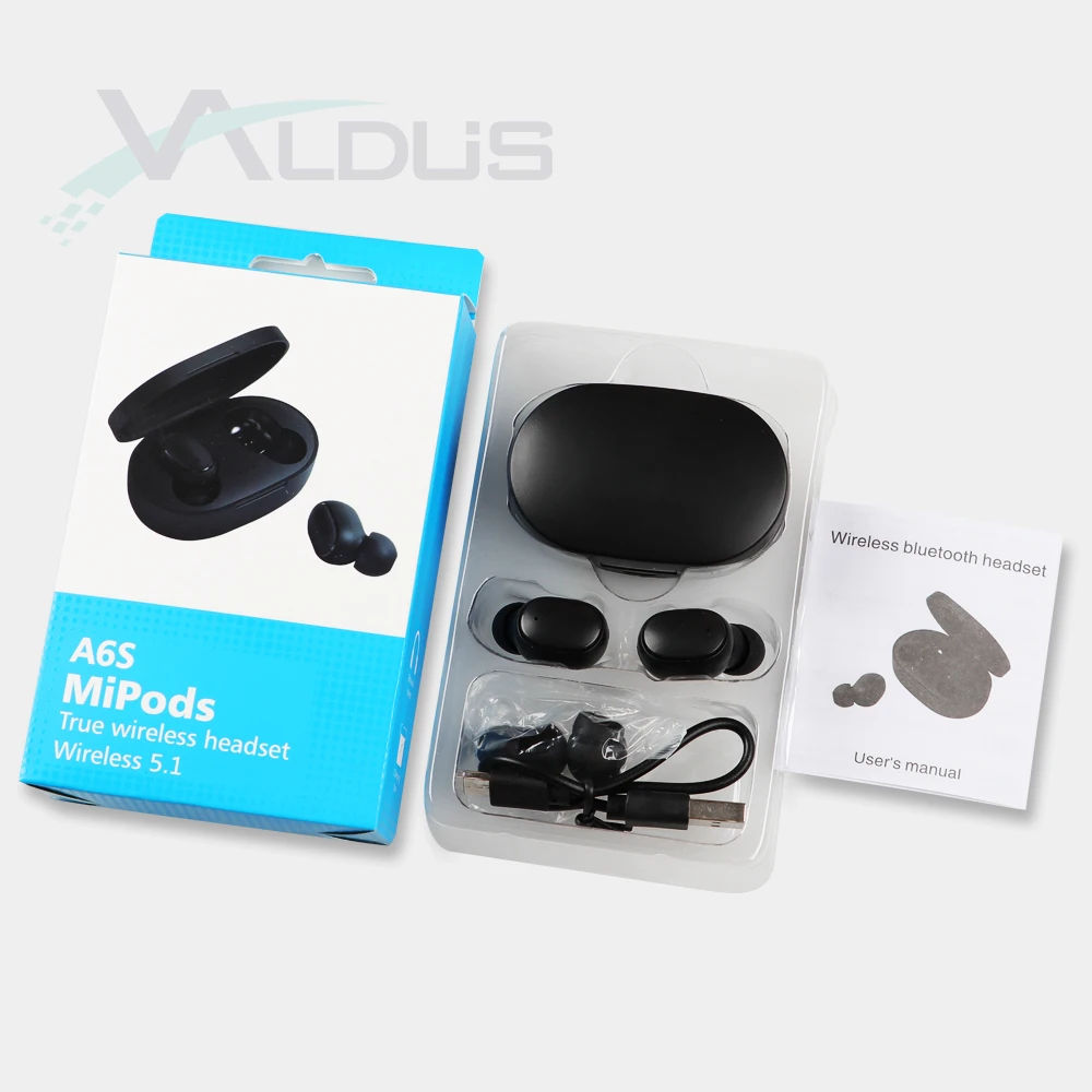 N stock fone de ouvido audifonos auriculares наушники tws беспроводные air dot airdots 2