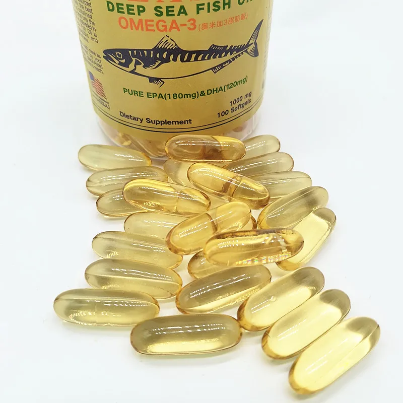 Pure omega 3 fish oil softgel 1000mg oem bulk omega 3 fish oil softgels - 33% epa & 22% dha 1000 mg