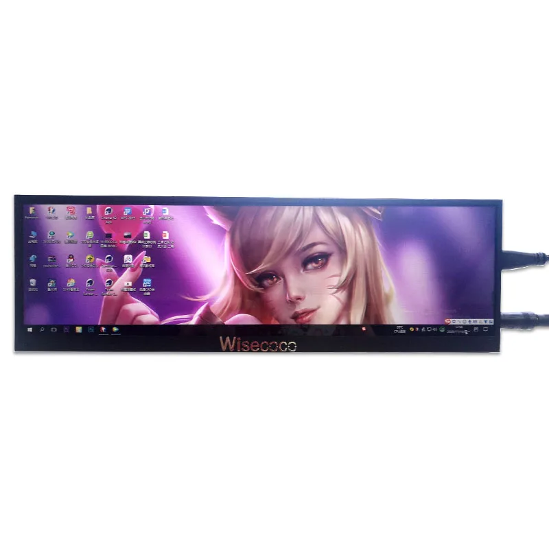 12 6 дюймовый монитор с сенсорным экраном IPS 1920x515 Full HD дюймов портативный рекламный