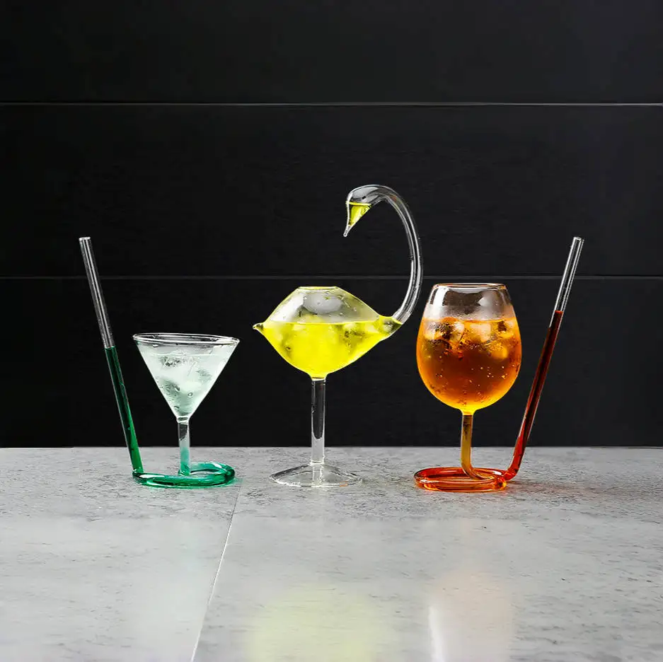2024 Hot Sale Vampire Wine Whisky Whiskey Unique Alcohol Liquor Borosilicate Drinking Margarita Martini Cocktail Glass Cups