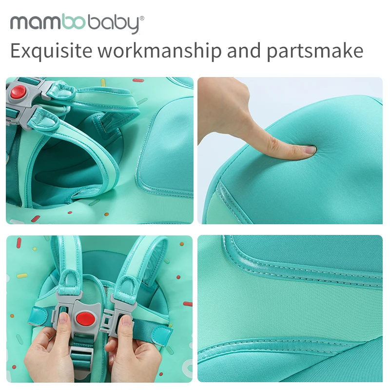 
Mambobaby donut chest floater baby solid swimming float safe non-inflatible floating kids swim trainer summer pool flotador 
