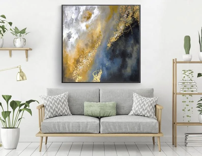 Modern abstract painting for wall decoration