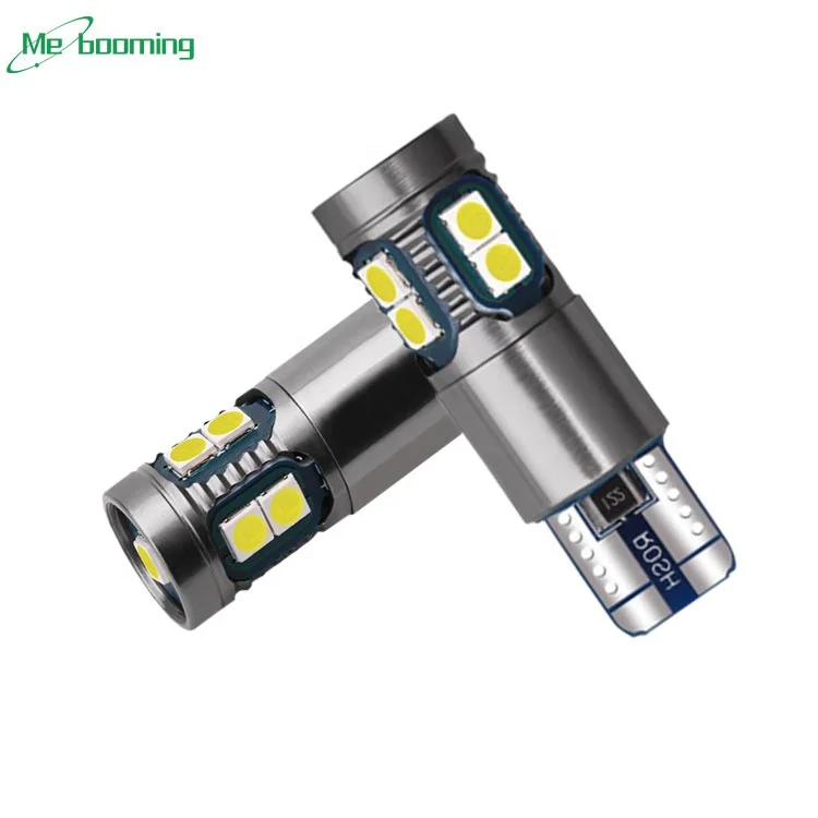  T10 W5W светодиодные лампы 194 168 3030 9SMD авто Интерьер Клин ширина парковки лампочки Автомобильный Стайлинг белого цвета-красный желтый алюминиевая крышка 10В-30 В постоянного