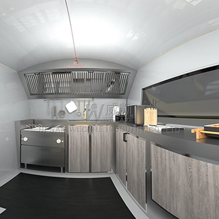 Supply fashion design food trailer taco, fried chicken, fast food kiosk for sale outdoor