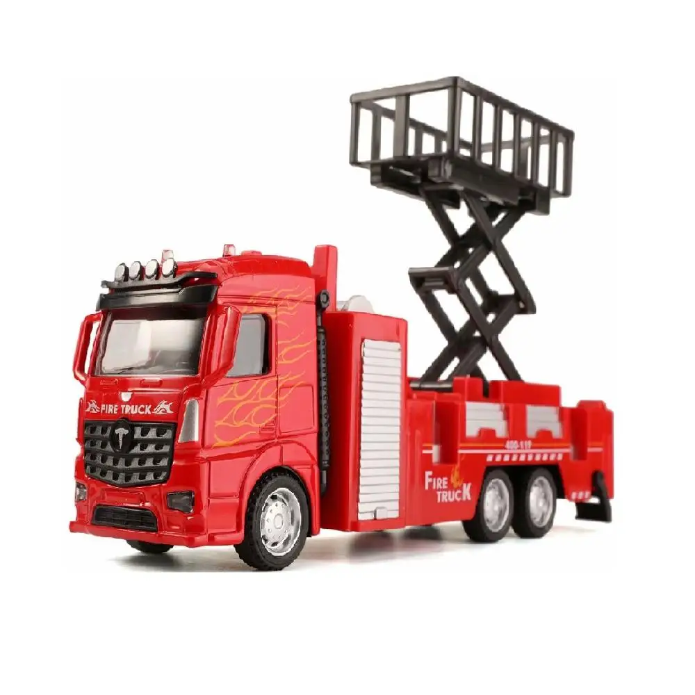 Fire truck toy series diecast model car simulation metal fire engine truck toy