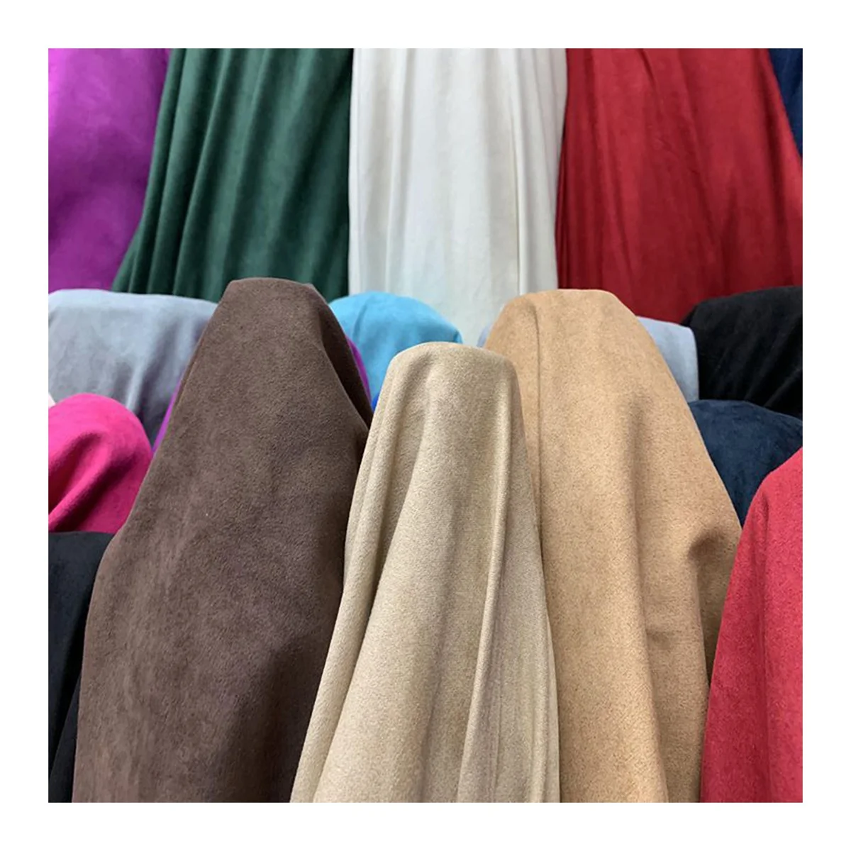 2 Way Stretch Super Soft Suede Fabric For Coat HomeTextile Furniture Sofa Upholstery