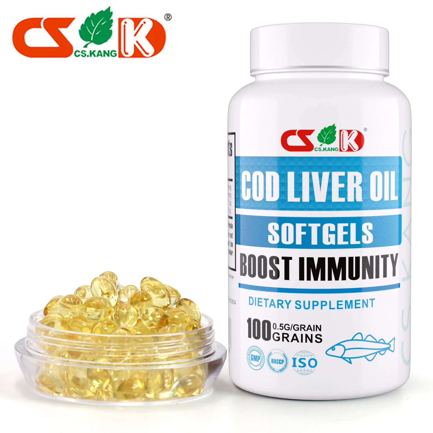 Customized packet cod-liver oil softgel codliver omega 3 capsule in