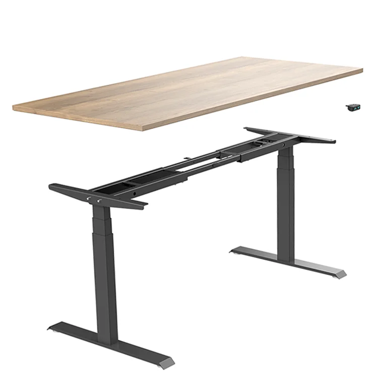 Richmat eco-friendly electric steady height adjustable stand up leg frame  sit stand variable height motorized office desk