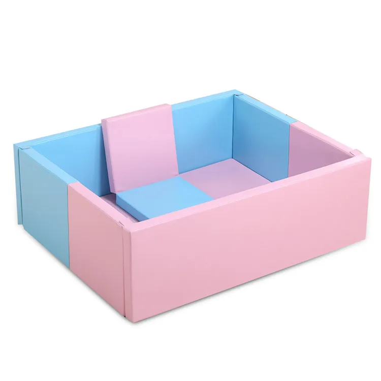 
Updated Soft Anti-collision Pu Foldable Infant Play Fence Yard Indoor Safety Rectangular Baby Playpen 101 