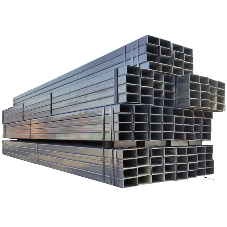 High quality galvanized steel box, square and rectangular galvanized steel pipe prices