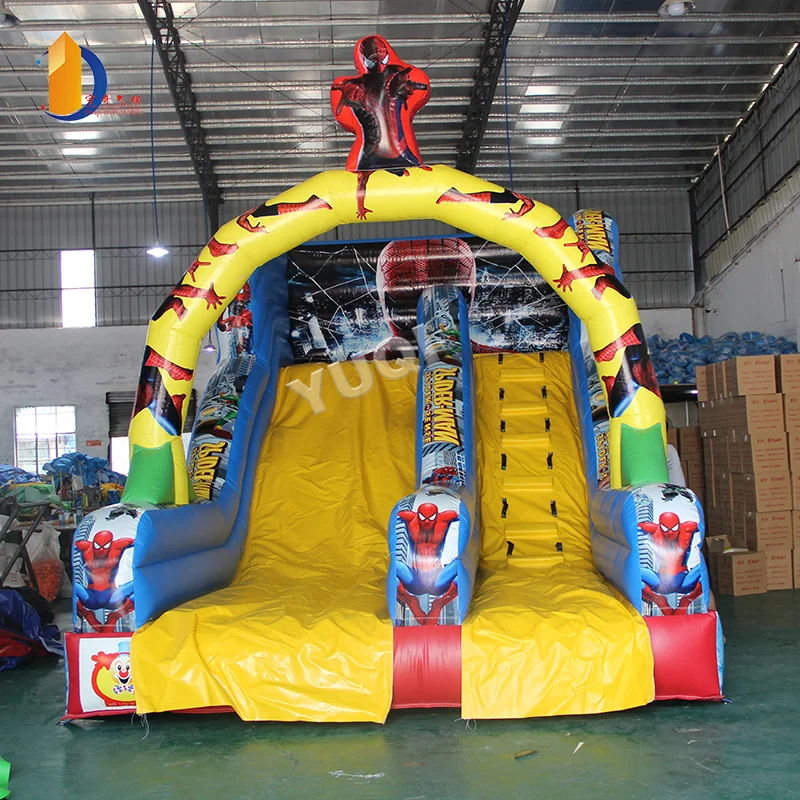 Inflatable water slides carnival games pvc tarpaulin strong metrial wet slides for children