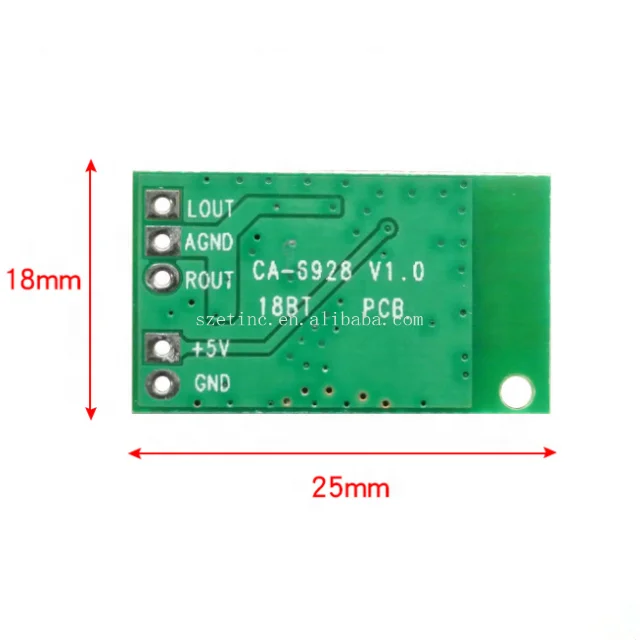 CA-6928  3-4.7v  LED power supply BLE sound dual digital audio amplifier module