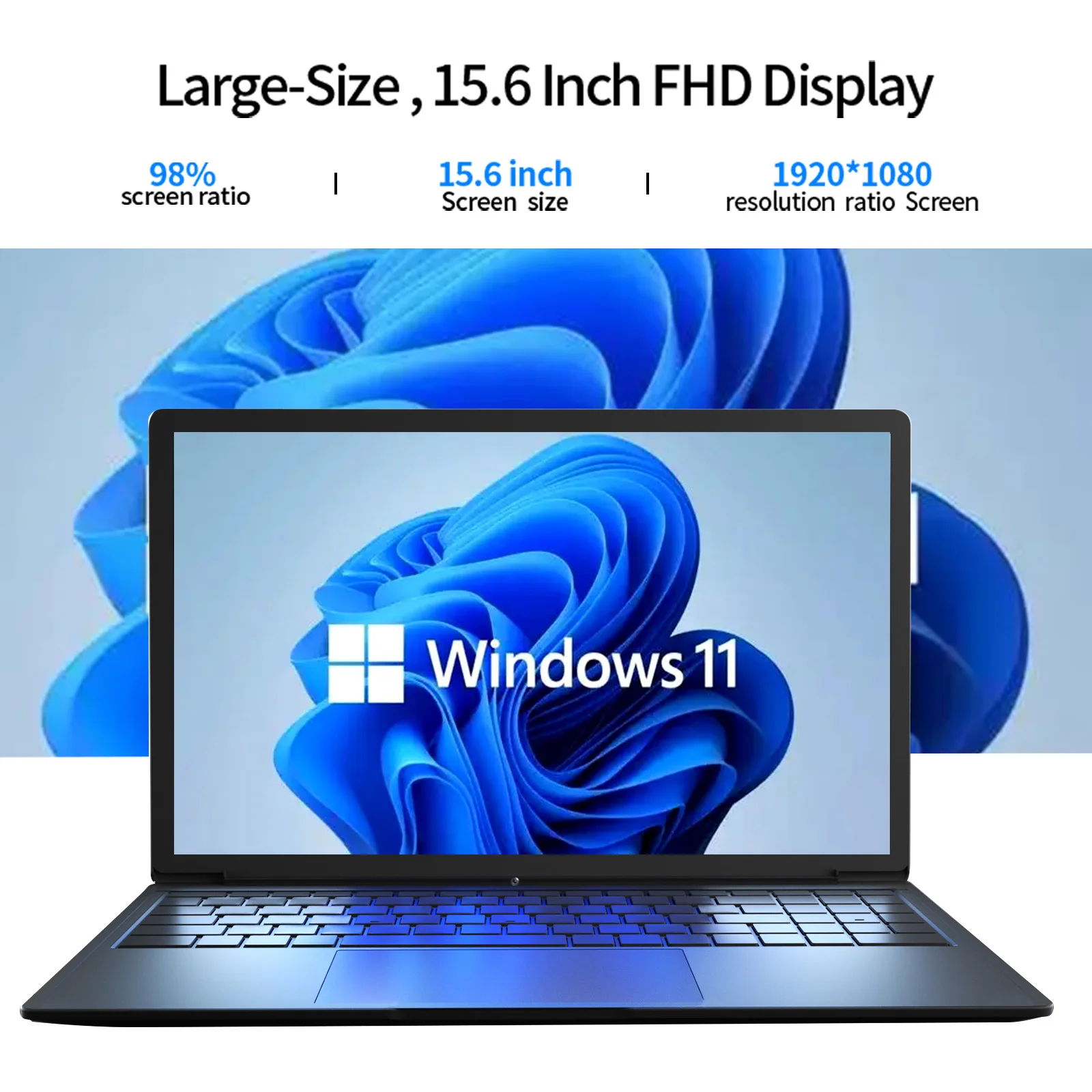 Supplier Laptop Computer 12GB DDR4 RAM 256GB SSD Hard Drive Pink Color Intel Core Celeron N5095 Laptops