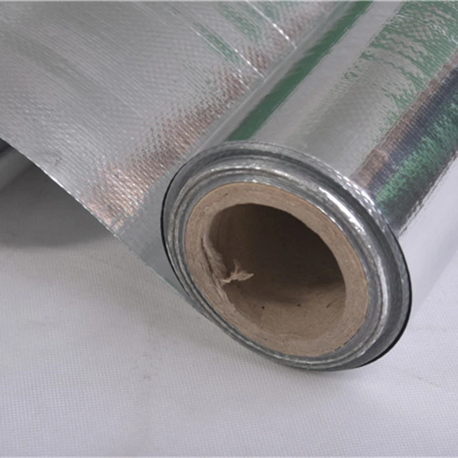 Aluminium Foil Laminated PE Woven Foil As vapor Insulation and Thermo Reflection