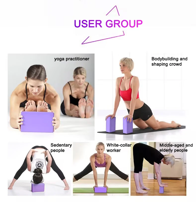 NQ SPORTS Wholesale High Quality EVA Eco-Friendly Anti-Slip and Anti-Pressure Yoga Brick Fitness Yoga Block