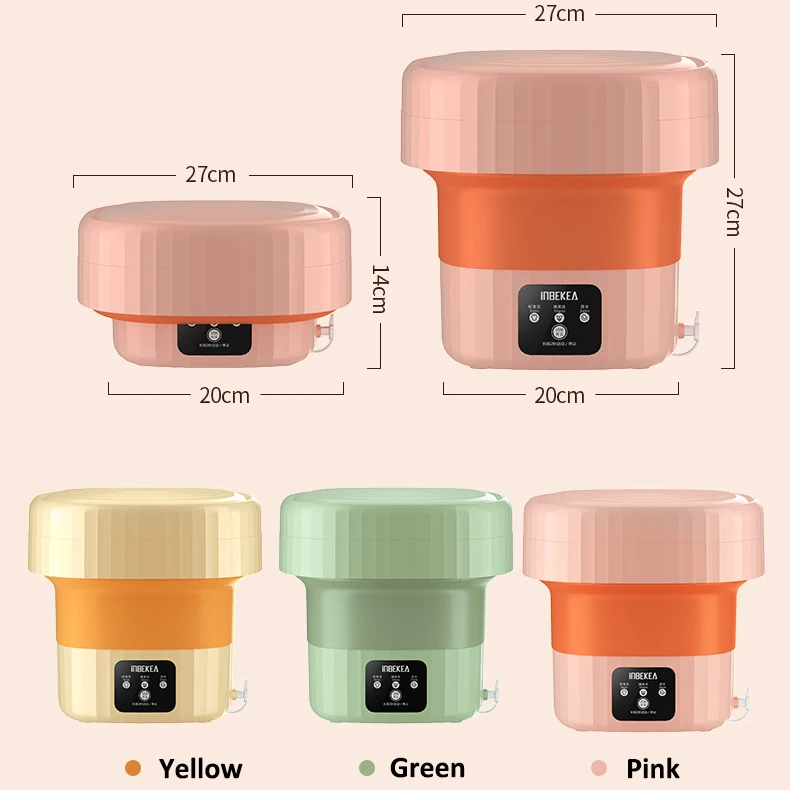 Foldable washing machine