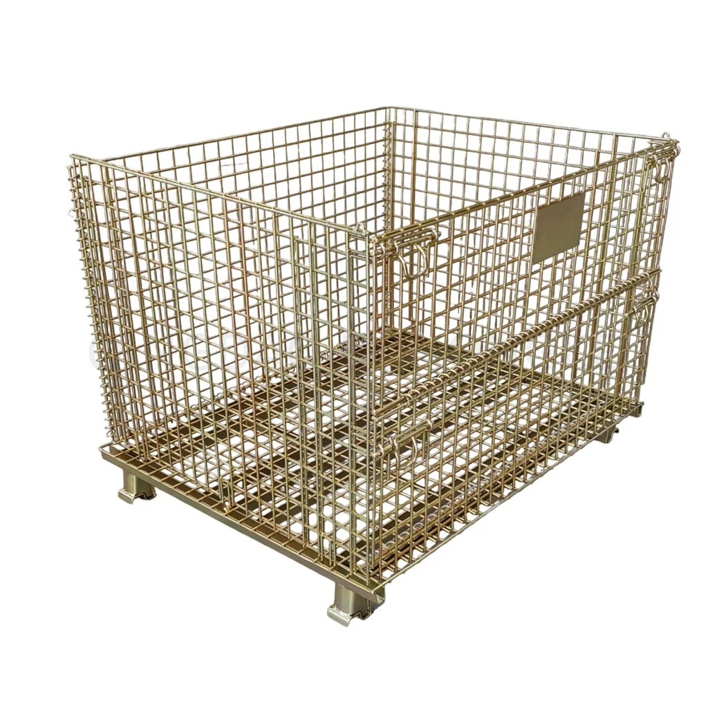 BHK102 складной и Штабелируемый контейнер из проволочной сетки для прочного и удобного использования