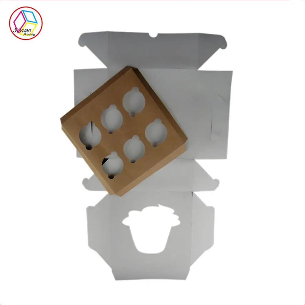 Custom Cupcake Cake Box with Insert
