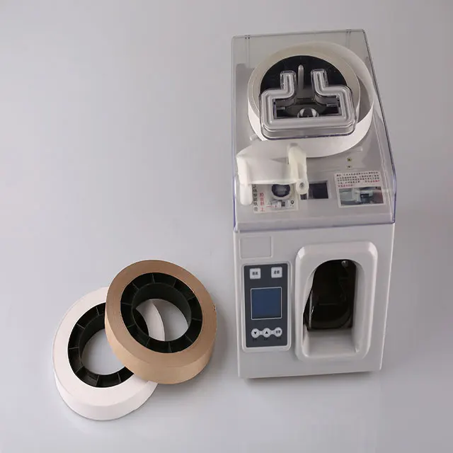 Newest Best Quality Money Binding Machine White Color Handle Binder Origin Heat Place Pre Feelteck ZHE