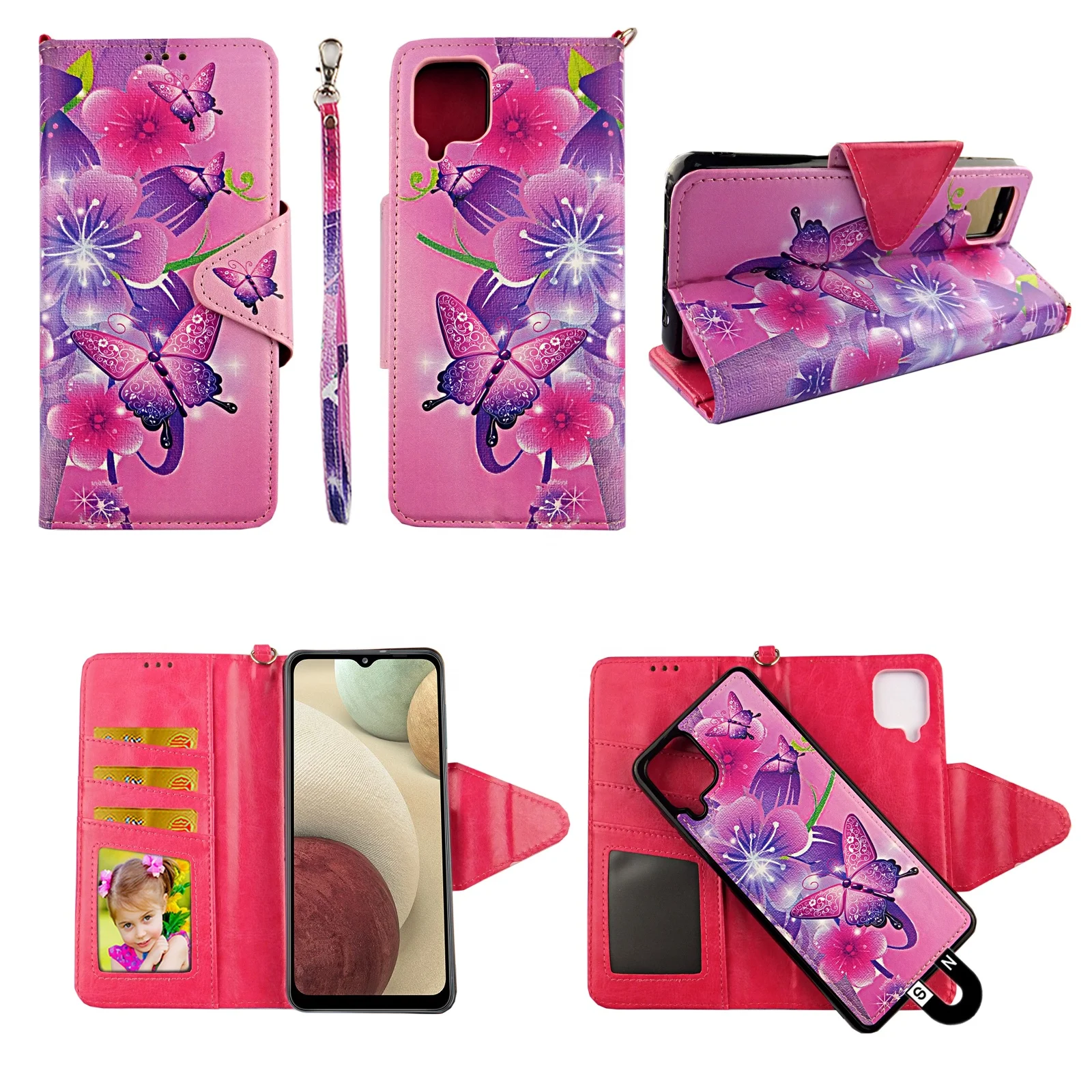 New Multifunction Card Slots Wallet Mobile Back Cover Phone Case Pu Leather Case For iPhone 13 13Pro 12 11 X XR 7 8