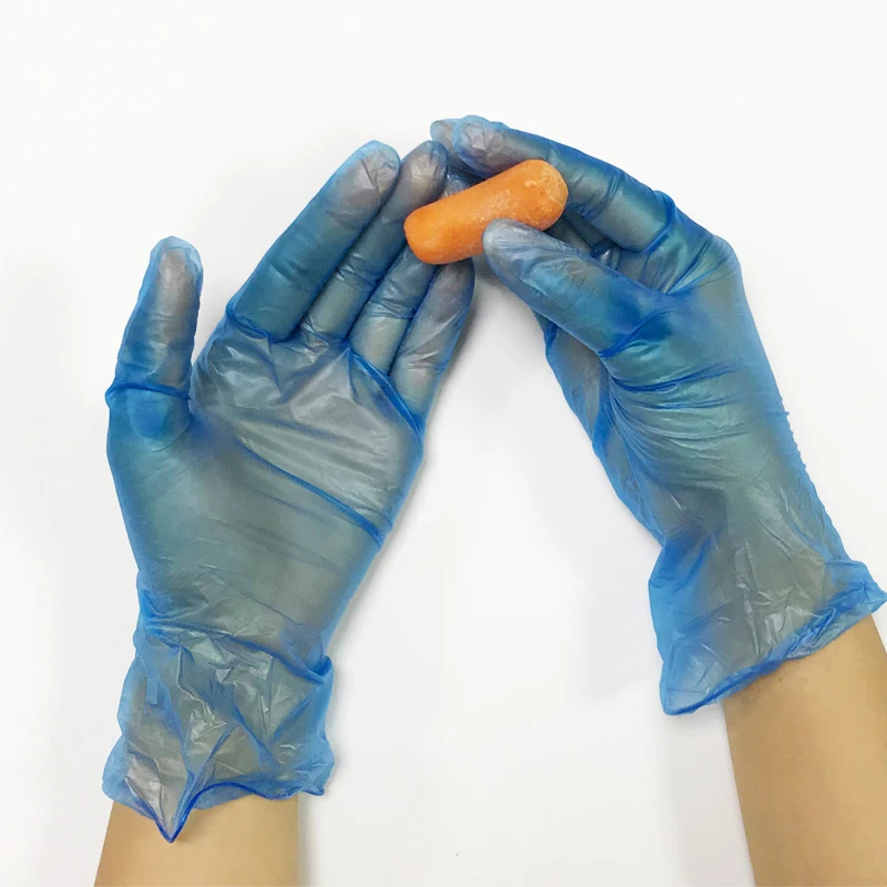 Wholesale Food Grade Safe Vinyl Gloves AQL1.5 Kitchen Clear Medical Grade Powder Free Vinyl Gloves Transparent Disposable Gloves