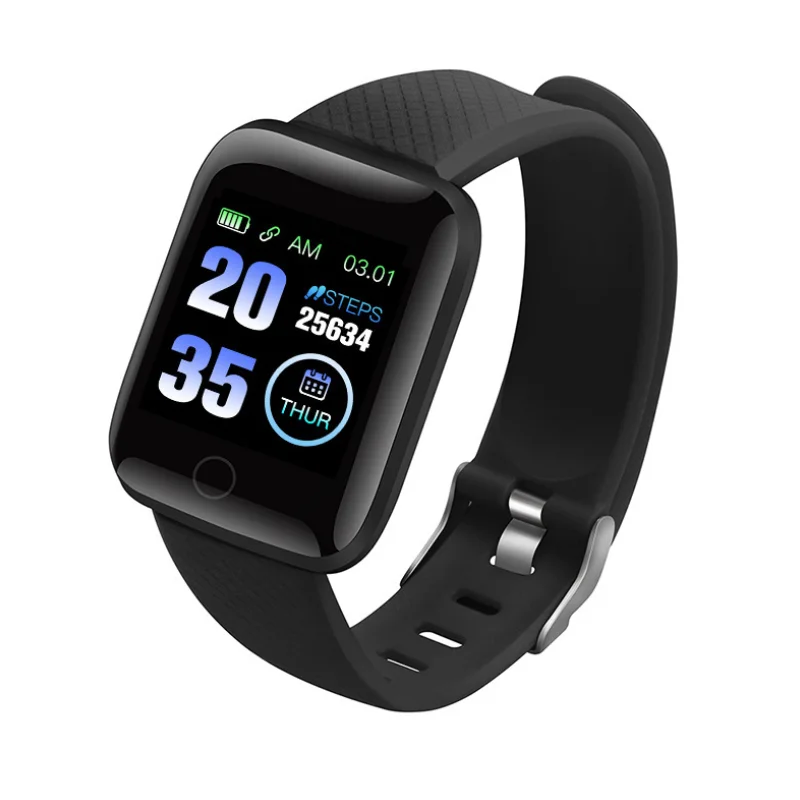 
New Electronic Product 116 Plus OEM Android Smart Watch 2020 Popular Mens Women Sports Bracelets Wrist Watch Fitness Smart Band 