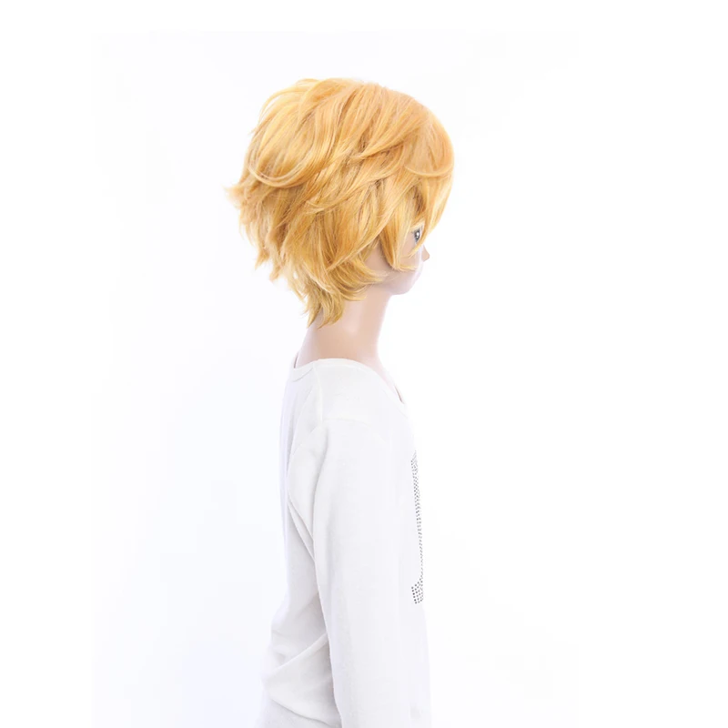 Японский мистический архив анталийского аниме-сериала парик Хью Энтони Дисвард короткий синтетический для косплея