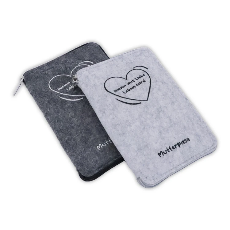 Custom Pattern Pregnancy Mother Passport Mother Felt Mutterpass Cover Sleeve