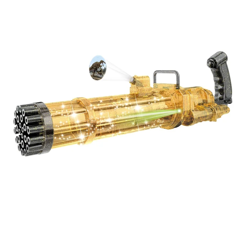 Electric Soap Bubble Machine Toy Gun ABS for Playing Games Outdoor 2023 Wholesale Summer Unisex Park Gift 25 Hole 30 PCS CN;GUA