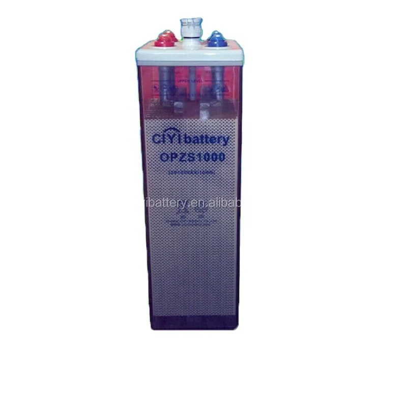 26 Years Quality Lead acid battery Tubular Plate OPZS Battery 2V 1000AH