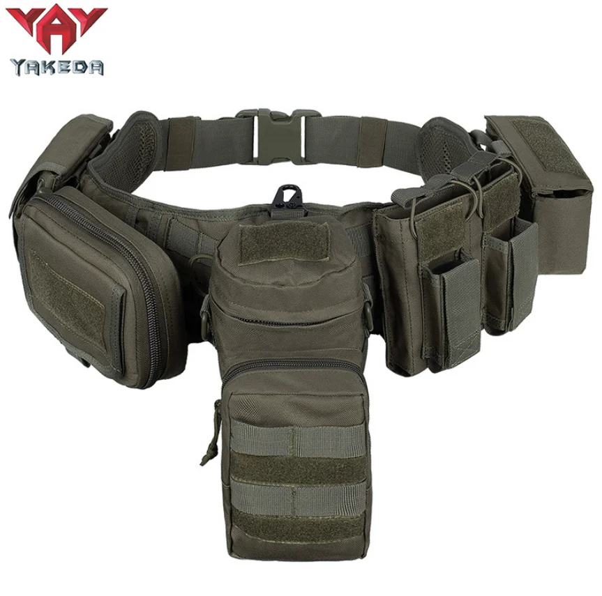 DFGB05 YAKATA 5 pcs kit Camouflage tactical waist belts with multi pockets molle system durable and multi function detachable