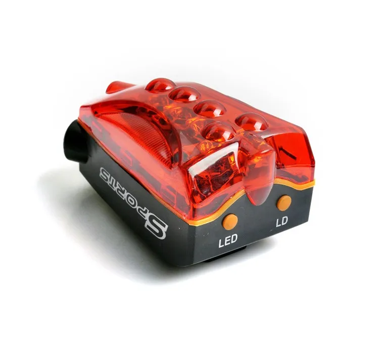 SG-BL01 silicone aluminum 7 leds bicycle tail light signal lights for motorcycle