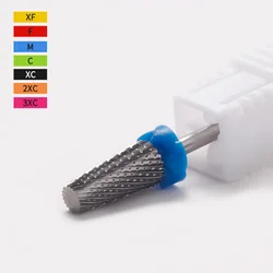 Hot sale nail drill bits grinding head tungsten carbide diamond tapered drills cuticle nail drill bits