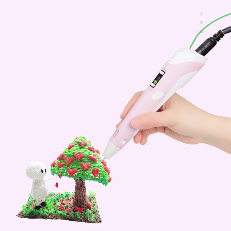 3D Printing Pen With LED Display Drawing Pen