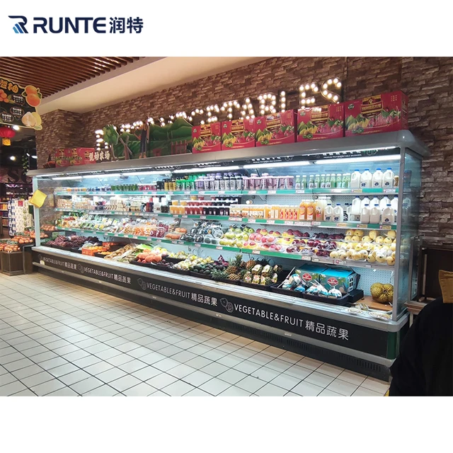 Морозильная камера для супермаркетов многоярусная холодильная овощей