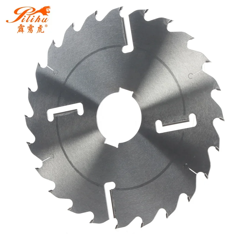 400*4.0/3.0*24T+4 Woodworking Disc Carbide Electric Disk Saw Blade For Cutting Wood And Log With Rakers